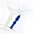 Classica Blue Martini Glasses (Set of 4)
