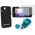 3-piece Case/ Screen Protector/ SIM Card Reader for Dell Streak