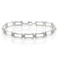 Sterling Silver 1/2ct TDW Diamond Link Bracelet (H-I, I3)