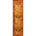 Handmade Heritage Bakhtiari Multi/ Red Wool Runner (2'3 x 20')