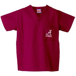 Gelscrub Unisex Red Alabama Crimson Tide Scrub Top