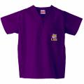 Gelscrub Unisex Purple LSU Tigers Scrub Top