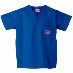 Gelscrub Unisex Royal Florida Gators Scrub Top
