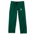 Gelscrub Unisex Green Michigan State Spartan Scrub Pants
