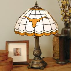 Tiffany-style Texas Longhorns Lamp