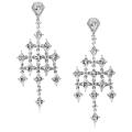 14k White Gold 4 1/3ct TDW Diamond Earrings (G-H, VS1-VS2)