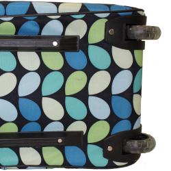 Rockland Deluxe 22-in Leaf Pattern Carry On Rolling Duffel Bag