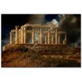 Lois Bryan 'Temple of Poseidon' Canvas Art