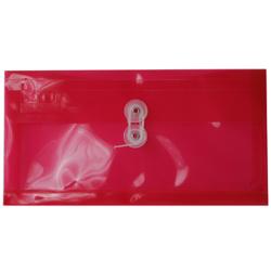 Red Plastic #10 Business Button and String Envelopes (Case of 216)