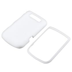 White Rubber Coated Case for BlackBerry Torch 9800