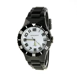 Monument Unisex Black Jelly Interchangeable Fashion Watch