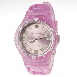 Monument Women's Transparent Jelly Interchangeable Fashion Watch