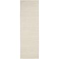 Hand-tufted Painterly Ivory Wool Rug (2'6 x 8')
