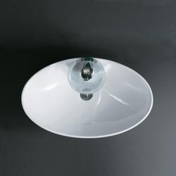 DeNovo Porcelain Oval Tapered Bathroom Vessel Sink and Chrome Waterfall Faucet Combo