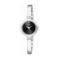Citizen Eco-Drive Women's 'Silhouette' Bangle Black Dial Watch