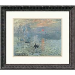 Claude Monet 'Impressions at Sunrise, 1873' Framed Art Print