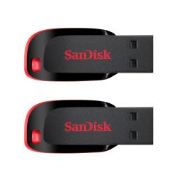 SanDisk 8GB Cruzer Blade USB Flash Drive (Pack of 2)