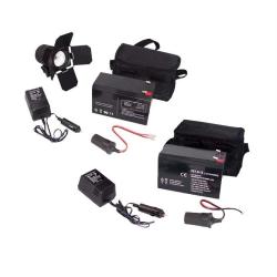 Lumiere L.A. 100W Camera/ Video Camcorder Light/ 2 Batteries/ 2 Bags