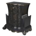 Hand-painted Black Accent Chest