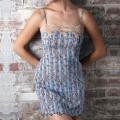 Julianna Rae Women's Silk Crepe Nouveau Chemise Nightgown