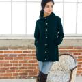 Women's Organic Cotton Teal Weekender Cardigan (Peru)
