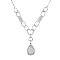 14k White Gold 1ct TDW Diamond Necklace (G-H, SI1)