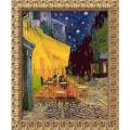 Vincent Van Gogh 'Cafe Terrace At Night' Framed Canvas Art