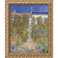 Claude Monet 'The Artist's Garden at Vetheuil, 1880' Framed Canvas Art
