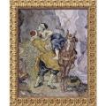 Vincent Van Gogh 'The Good Samaritan (After Delacroix)' Framed Canvas Art
