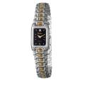 Bulova Women's 'Bracelet' Two-tone Steel Diamond Quartz Watch