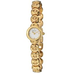 Bulova Women's 'Dress' Goldplated Steel Quartz Watch