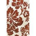 Handmade Alexa Pino Rust Floral Fantasy Rug (5' x 8')