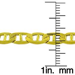 10k Yellow Gold Mariner Chain Necklace