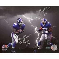 Steiner Sports Brandon Jacobs and Ahmad Bradshaw Autographed Photo