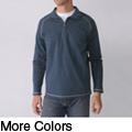 Island Joe Men's Zip Neck Long Sleeve Sweater
