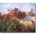 Brigitte Curt 'Red Poppies and Wild Flowers' Canvas Art