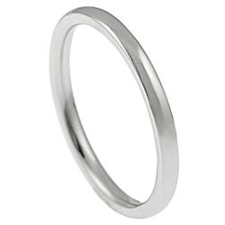 Stainless Steel Polished Comfort Fit Band