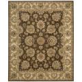 Antiquities Chocolate Floral Rug (5'3 x 7'5)