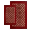 Guideposts relating to rug Set Jacquard Elegance Burgundy Rugs (Set of 2) (1'9 x 2'10) (2'6 x 4'2)