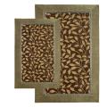 Jacquard Elegance Peridot Rugs (Set of 2) (1'9 x 2'10) (2'6 x 4'2)