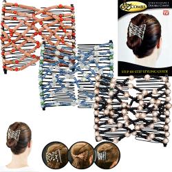 As Seen on TV EZ Combs Evening Stretchable Double Combs (Set of 3)