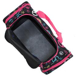 Rockland Bel-Air 19-inch Peace Sign Carry On Duffel Bag