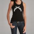 Los Angeles Pop Art Women's 'Pistols' Tank Top