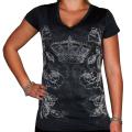 Cotty On Women's Rhinestone Crown Top