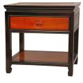 Rosewood Two-tone Bedside Table (China)