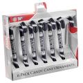 Connecticut Huskies Plastic Candy Cane Ornament Set