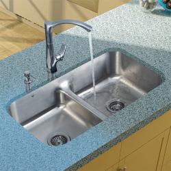 Vigo Andromeda Swan Neck Single-hole Kitchen Faucet