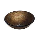 Vigo Tempered Glass Textured Copper Vessel Sink