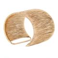 Nexte Goldtone Filament Wire Cuff Bracelet