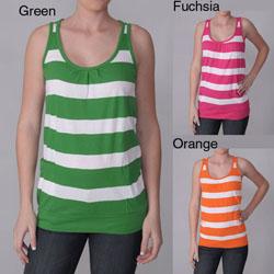 Ci Sono by Journee Women's Striped Tank Top